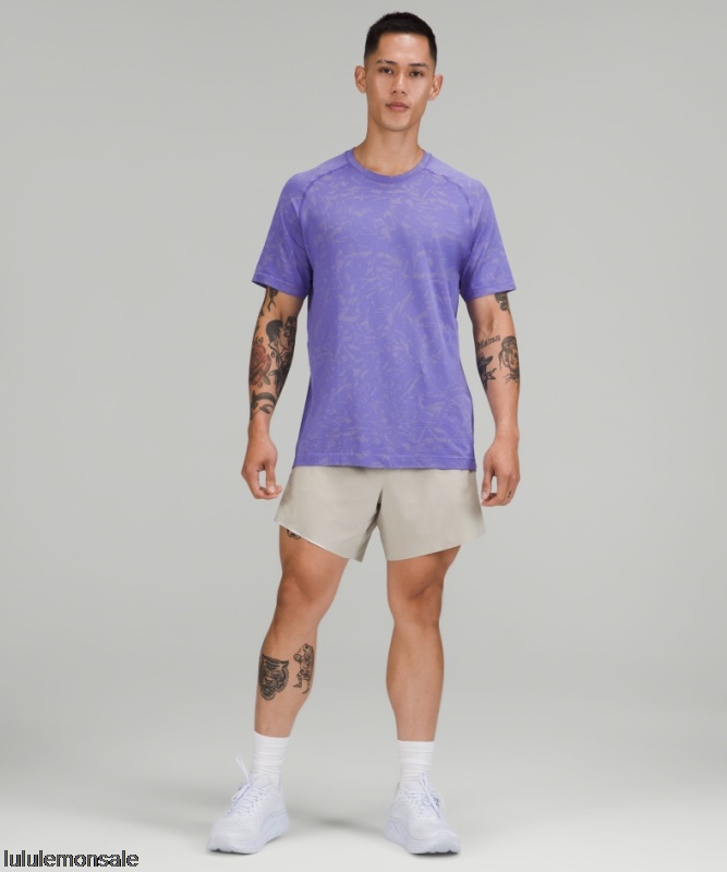 Lululemon Deutschland DELULU766 | Lululemon Deutschland Block Floral Prosecco Metal Vent Tech Kurzarmshirt 20